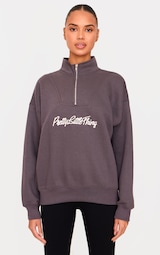 Charocal Half Zip Sweatshirt