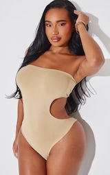 Shape Stone Seamless Open Back Bandeau Bodysuit