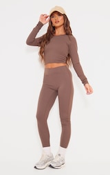 Coffee Contour Sculpt Leggings