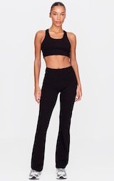 Black Sculpt Straight Leg Yoga Pants