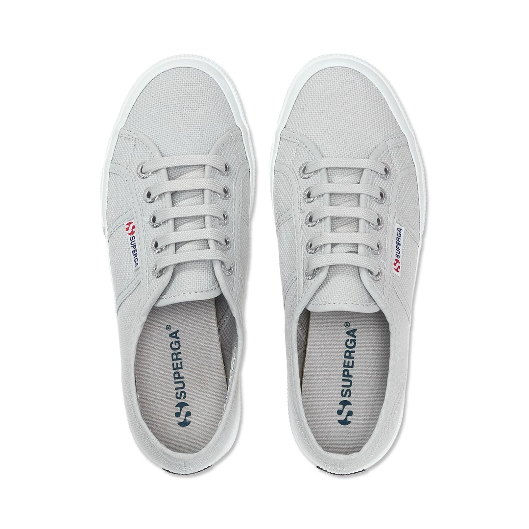 Klassische Unisex-Sneaker in Grau mit Obermaterial aus Baumwolle main