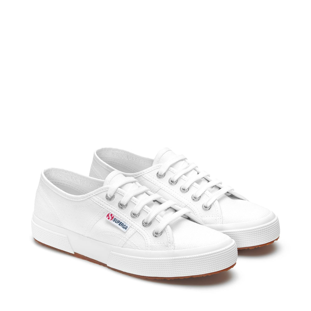 Klassische weiße Unisex-Sneaker mit Obermaterial aus Baumwolle 02