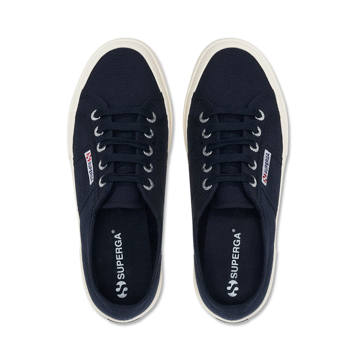 Klassische blaue Unisex-Sneaker mit Obermaterial aus Baumwolle 4