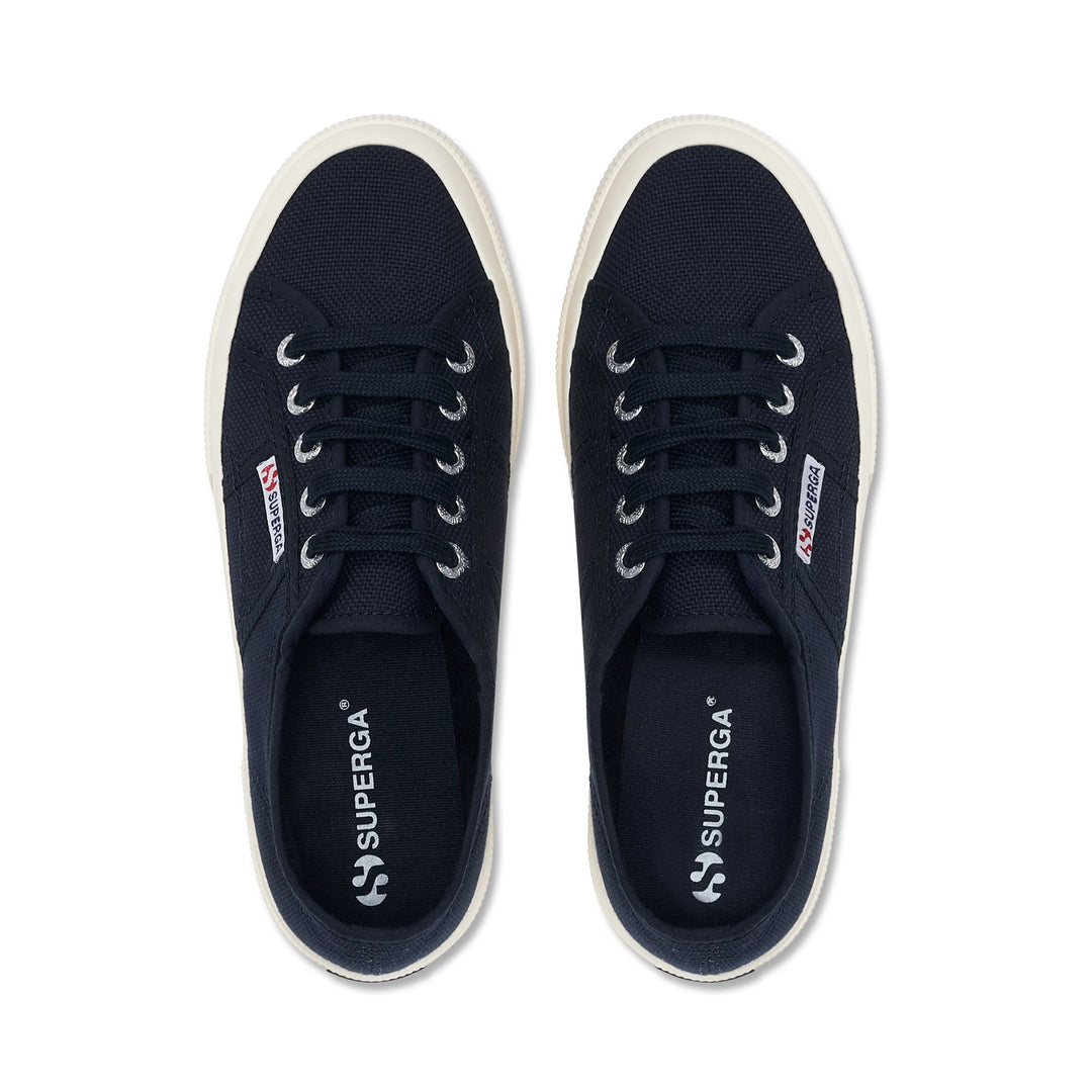 Klassische blaue Unisex-Sneaker mit Obermaterial aus Baumwolle main