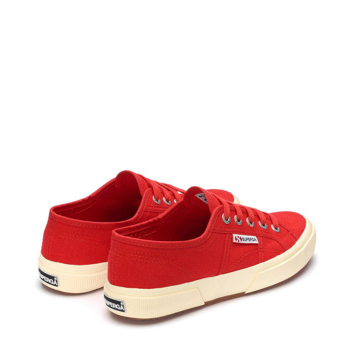 Klassische rote Unisex-Sneaker mit Obermaterial aus Baumwolle 3