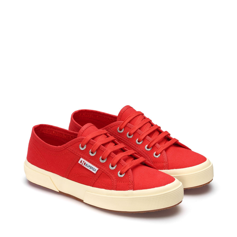 Klassische rote Unisex-Sneaker mit Obermaterial aus Baumwolle 02