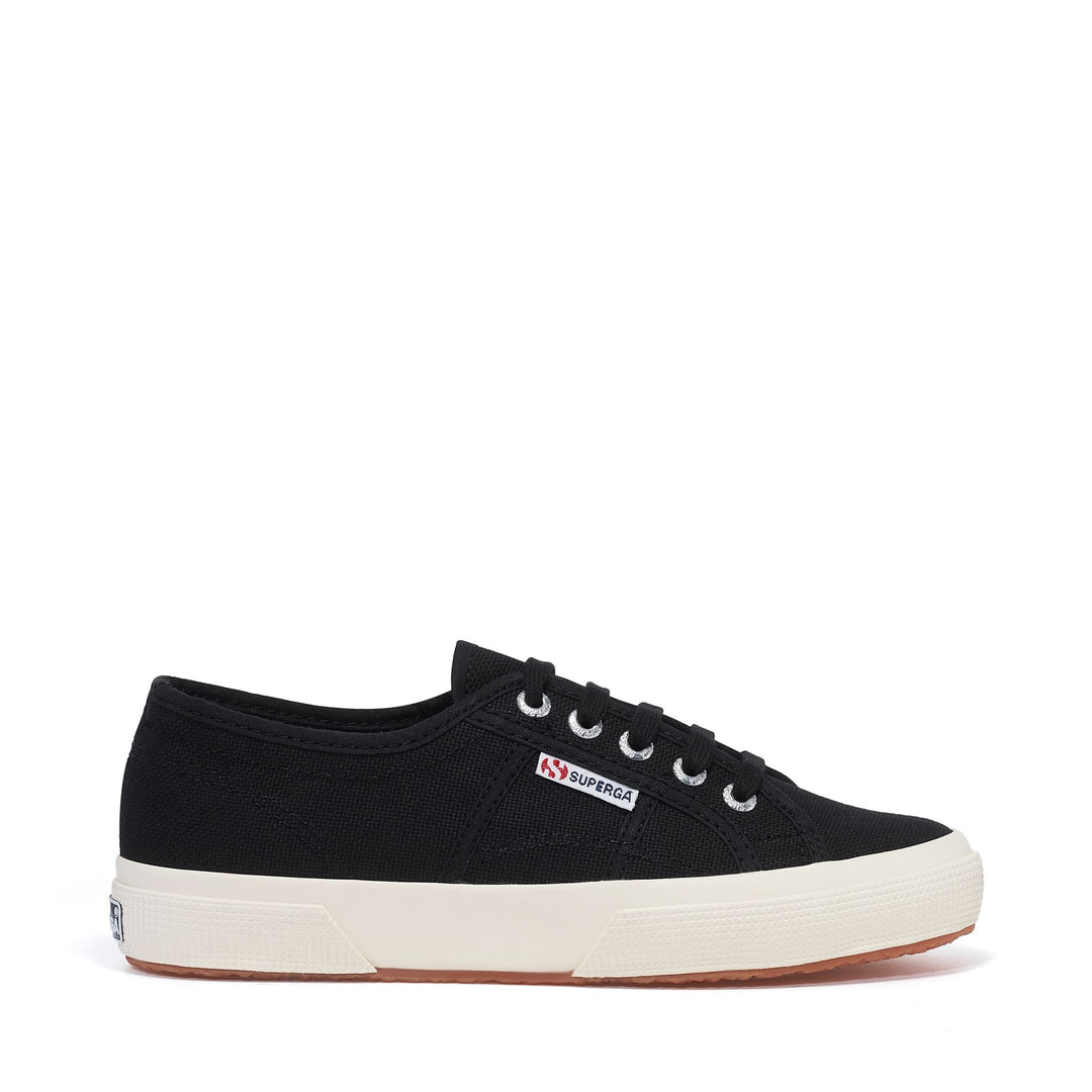 Klassische schwarze Unisex-Sneaker mit Obermaterial aus Baumwolle 01