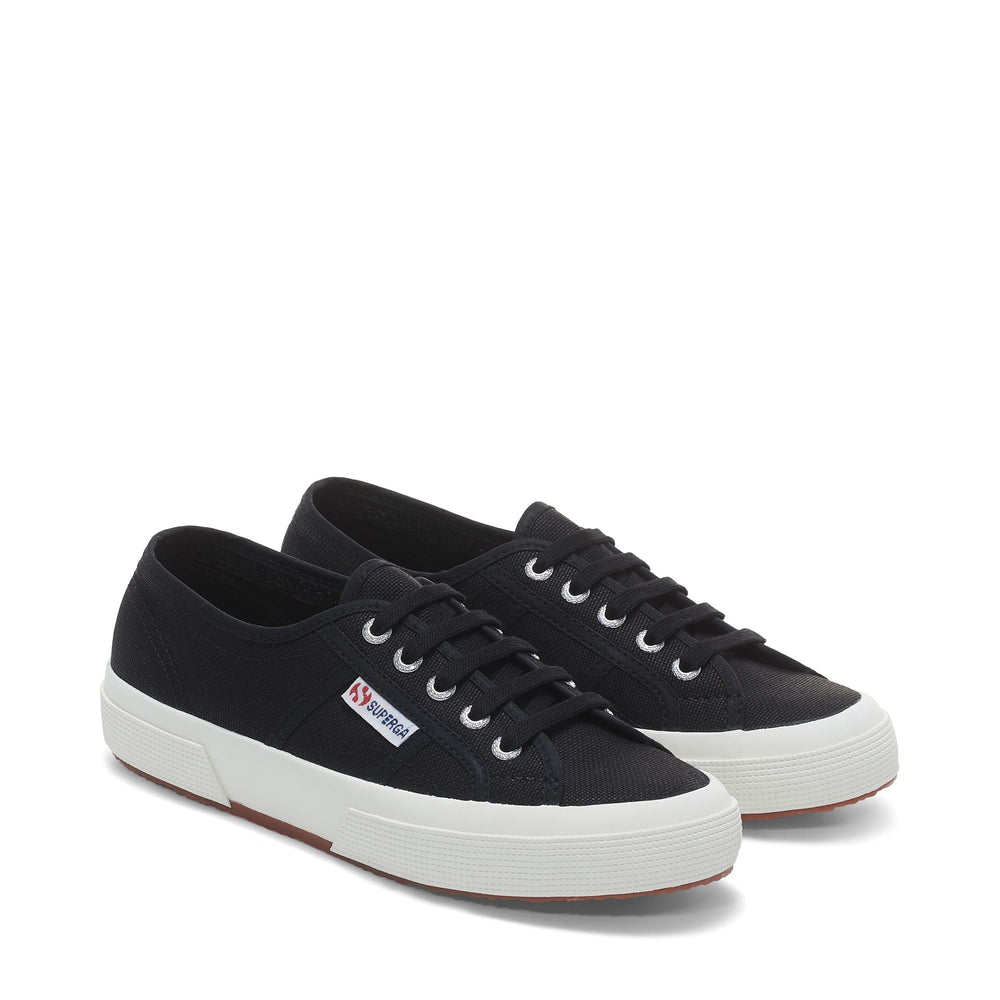 Klassische schwarze Unisex-Sneaker mit Obermaterial aus Baumwolle 02