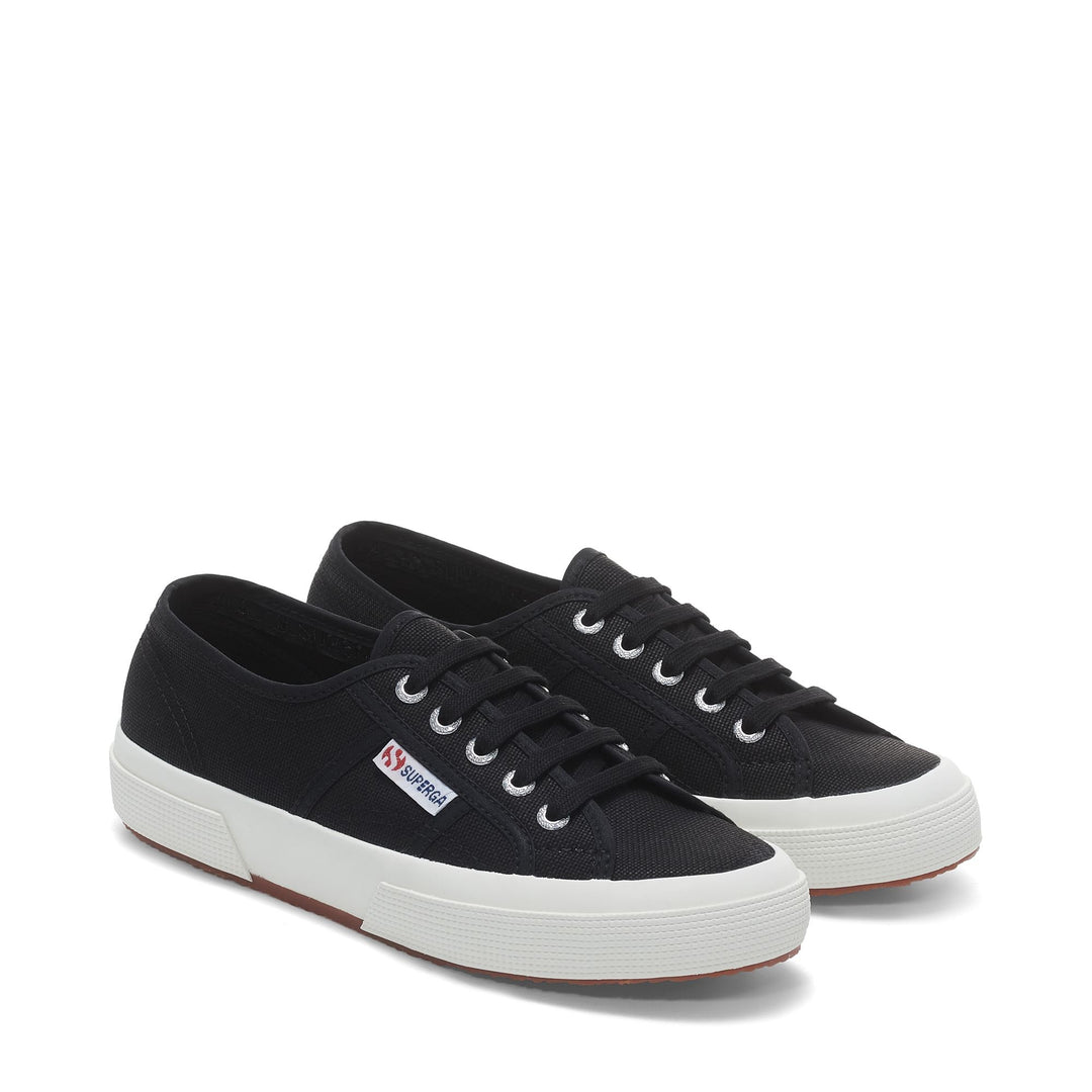 Baskets classiques unisexes noires avec tige en coton main