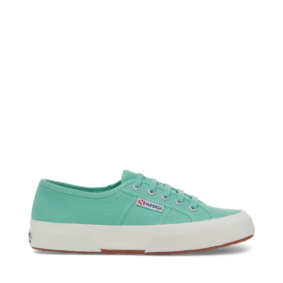 Klassische grüne Unisex-Sneaker mit Obermaterial aus Baumwolle 01