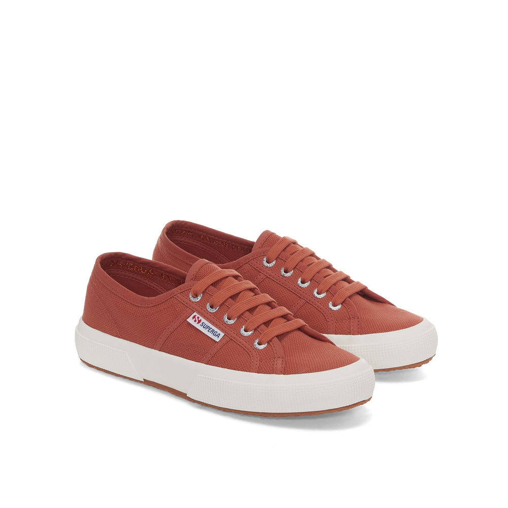 Klassische braune Unisex-Sneaker mit Obermaterial aus Baumwolle 02