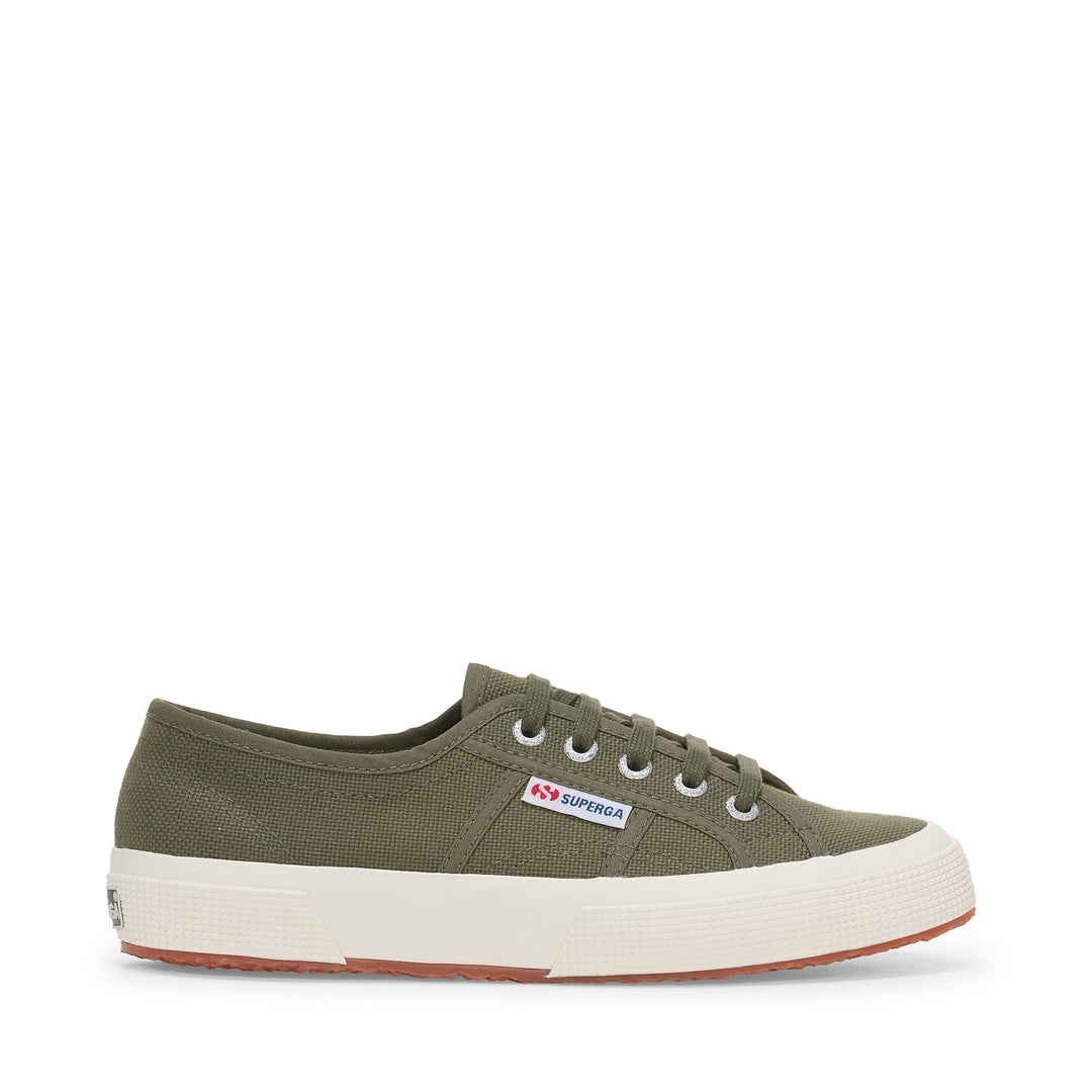 Klassische grüne Unisex-Sneaker mit Obermaterial aus Baumwolle 01