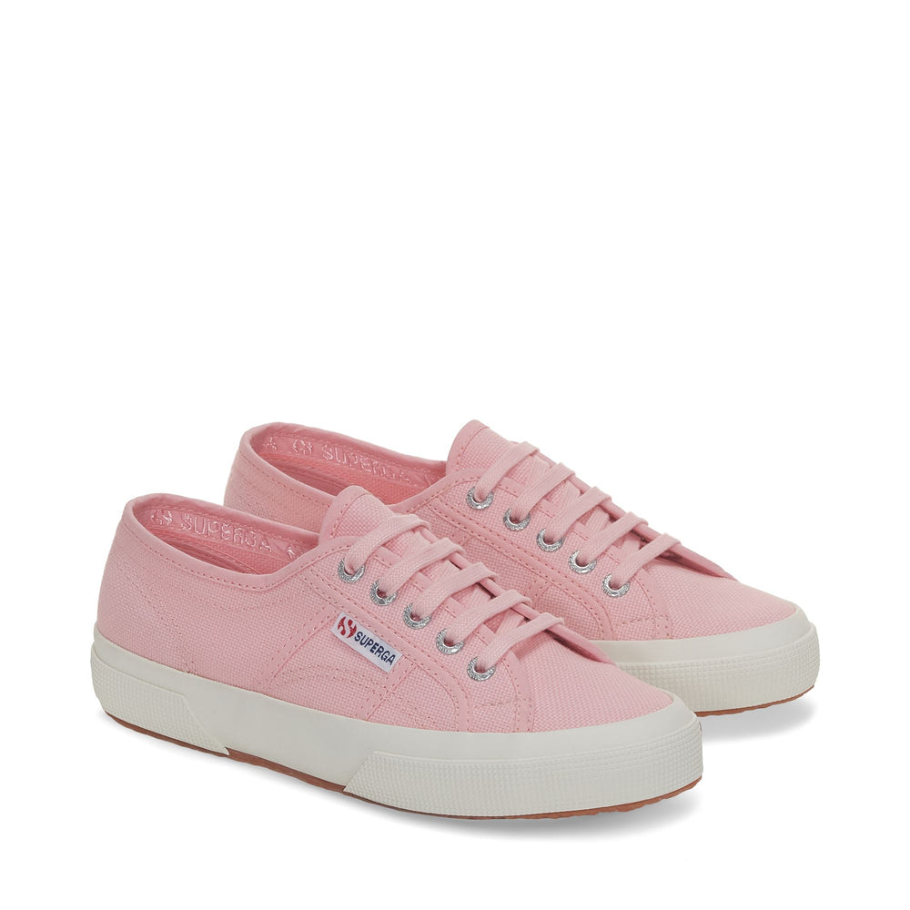 Klassische Unisex-Sneaker in Rosa mit Obermaterial aus Baumwolle 02