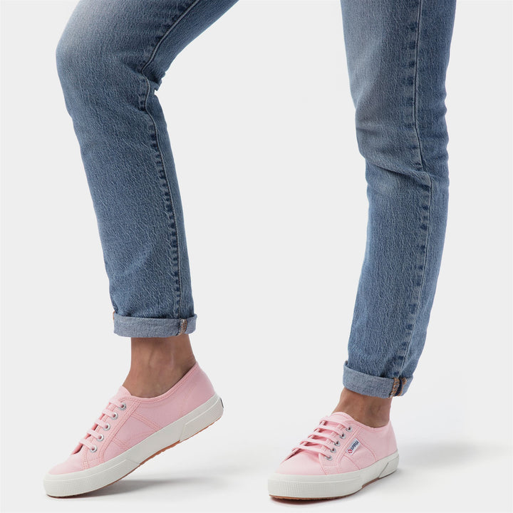 Classic Unisex Sneakers in Pink with Cotton Upper 6