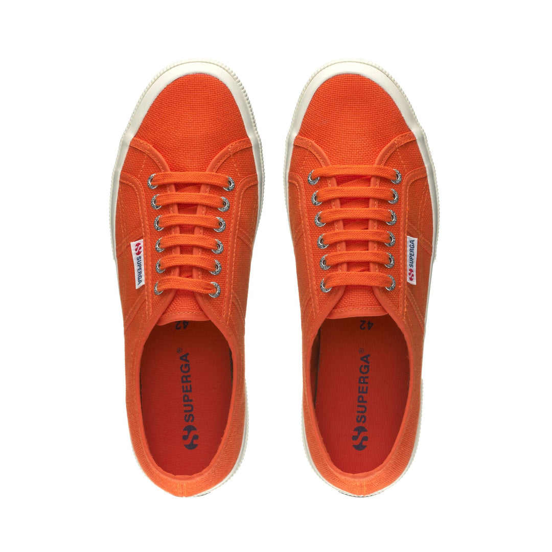 Classic Unisex Sneakers in Orange with Cotton Upper main