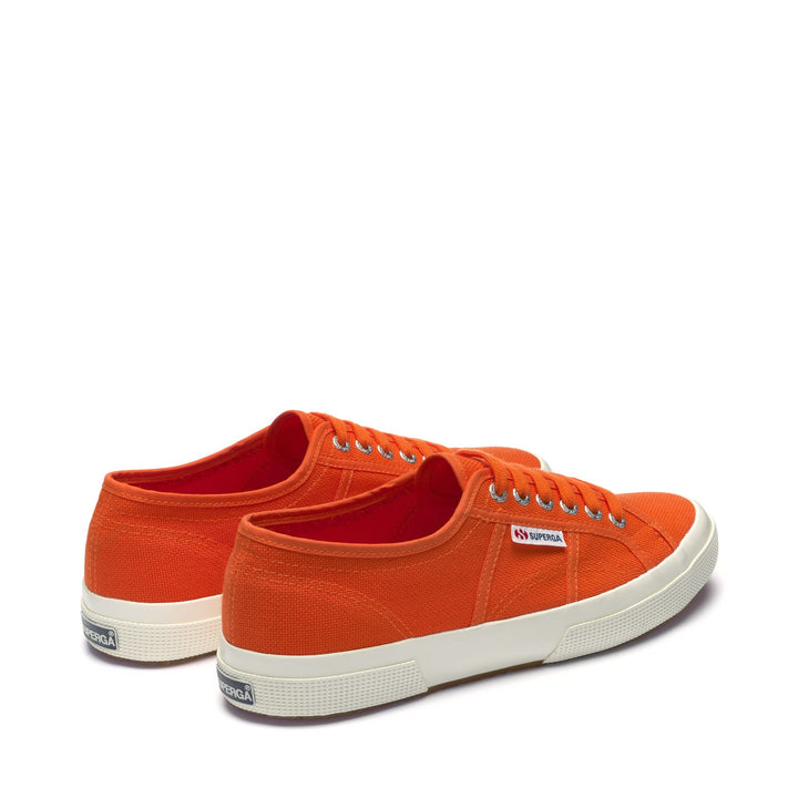 Classic Unisex Sneakers in Orange with Cotton Upper 3