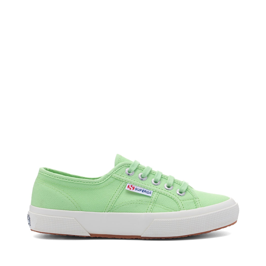 Klassische grüne Unisex-Sneaker mit Obermaterial aus Baumwolle 01