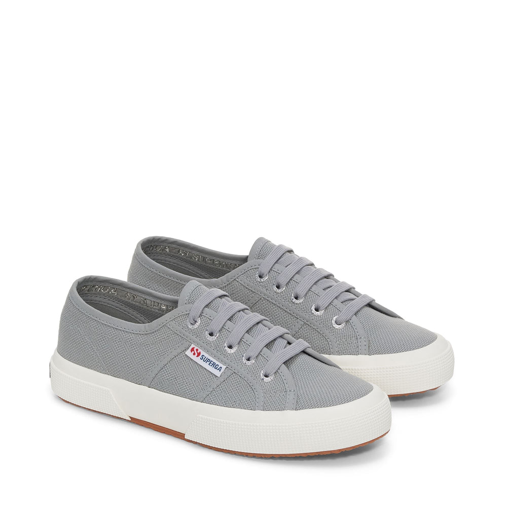 Sneakers Classiche Unisex Colore Grigio con Tomaia in Cotone 02