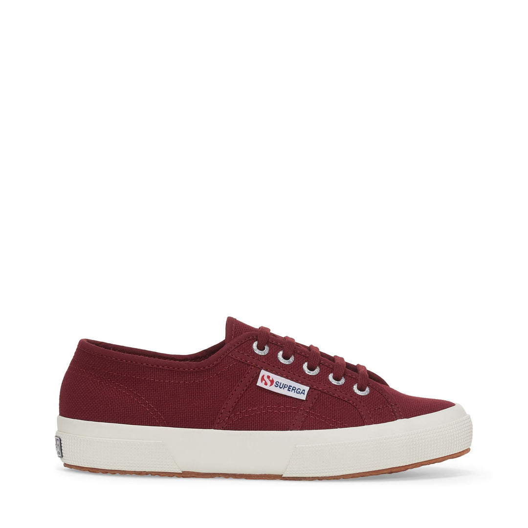 Classic Unisex Sneakers in Bordeaux with Cotton Upper 01