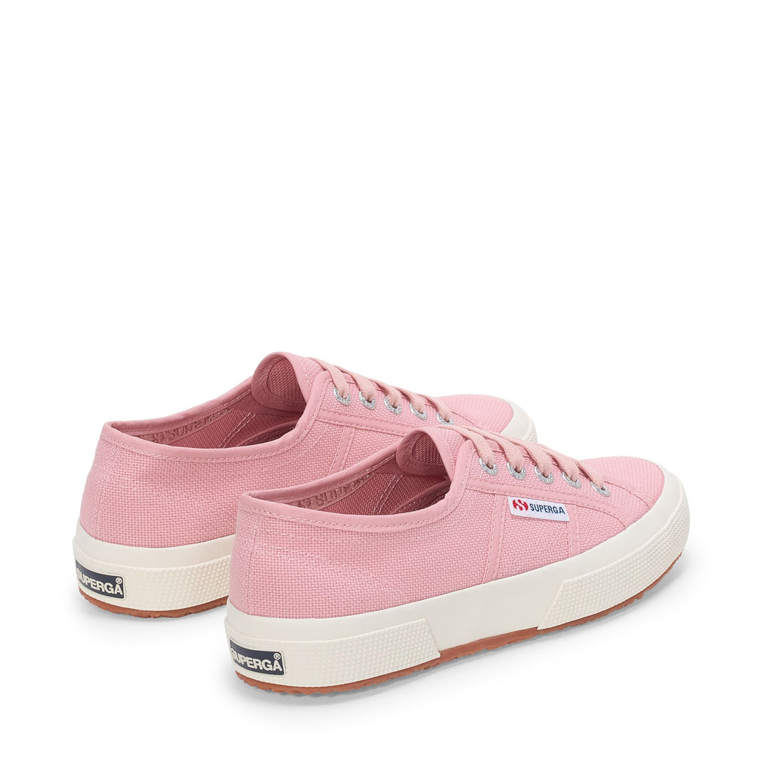 Baskets classiques unisexes roses avec tige en coton main
