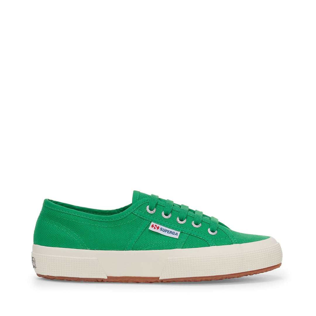 Klassische grüne Unisex-Sneaker mit Obermaterial aus Baumwolle 01