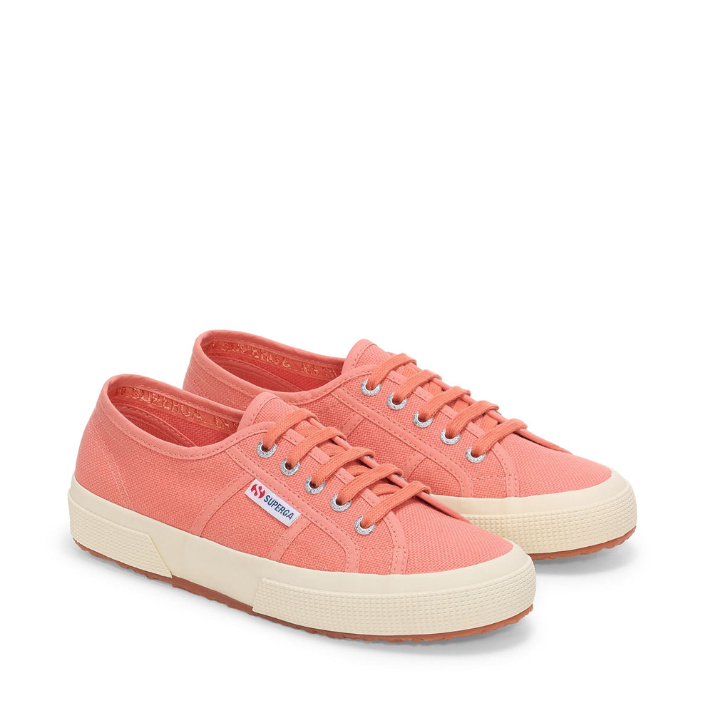 Klassische orangefarbene Unisex-Sneaker mit Obermaterial aus Baumwolle 02