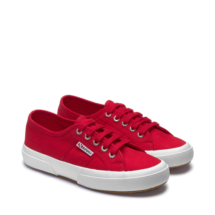 Klassische rote Unisex-Sneaker mit Obermaterial aus Baumwolle 2