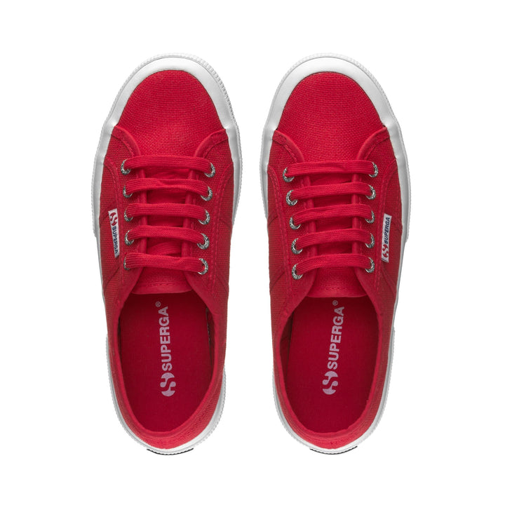 Klassische rote Unisex-Sneaker mit Obermaterial aus Baumwolle 4
