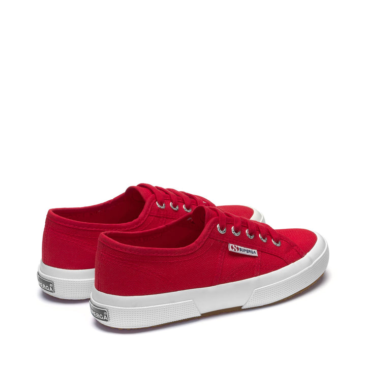 Klassische rote Unisex-Sneaker mit Obermaterial aus Baumwolle 3