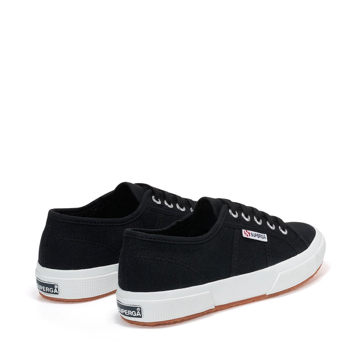 Klassische schwarze Unisex-Sneaker mit Obermaterial aus Baumwolle 3