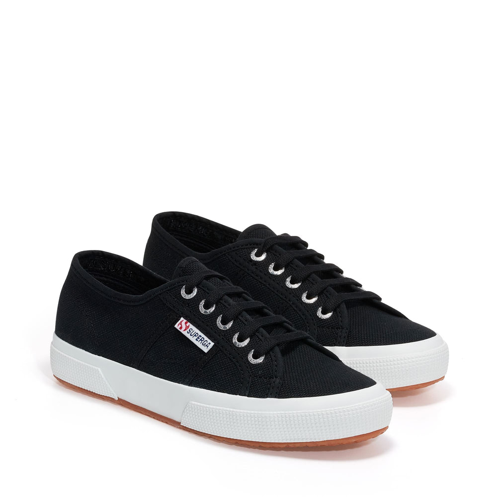 Klassische schwarze Unisex-Sneaker mit Obermaterial aus Baumwolle 02