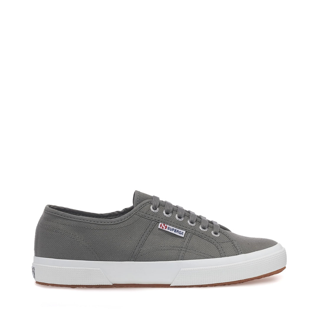 Klassische Unisex-Sneaker in Grau mit Obermaterial aus Baumwolle 01