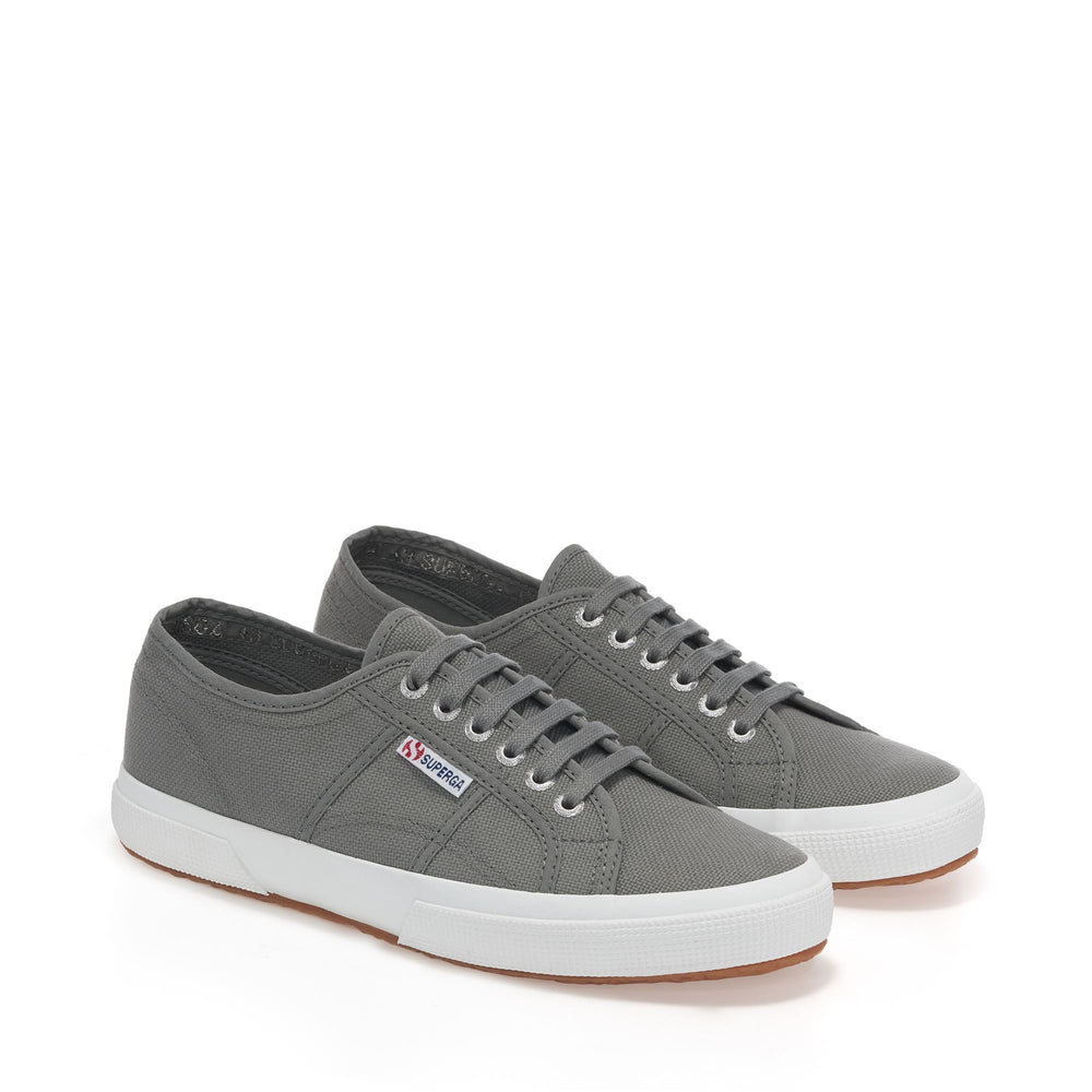 Klassische Unisex-Sneaker in Grau mit Obermaterial aus Baumwolle 02