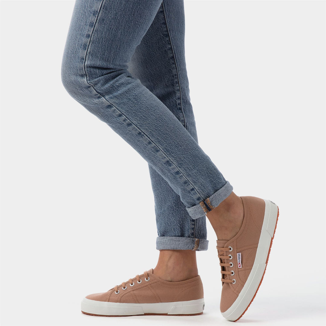 Classic Unisex Sneakers in Brown with Cotton Upper main
