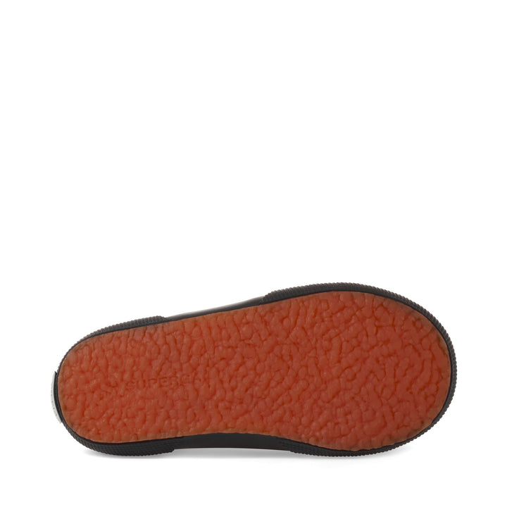 Klassische, komplett schwarze Kinder-Sneaker mit Obermaterial aus Baumwolle 5