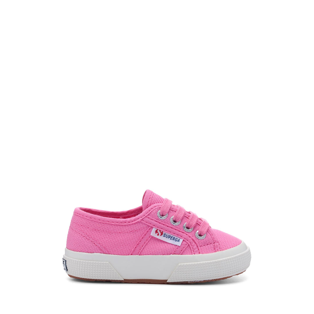 Kinder-Sneaker in Rosa mit Obermaterial aus Baumwolle 01