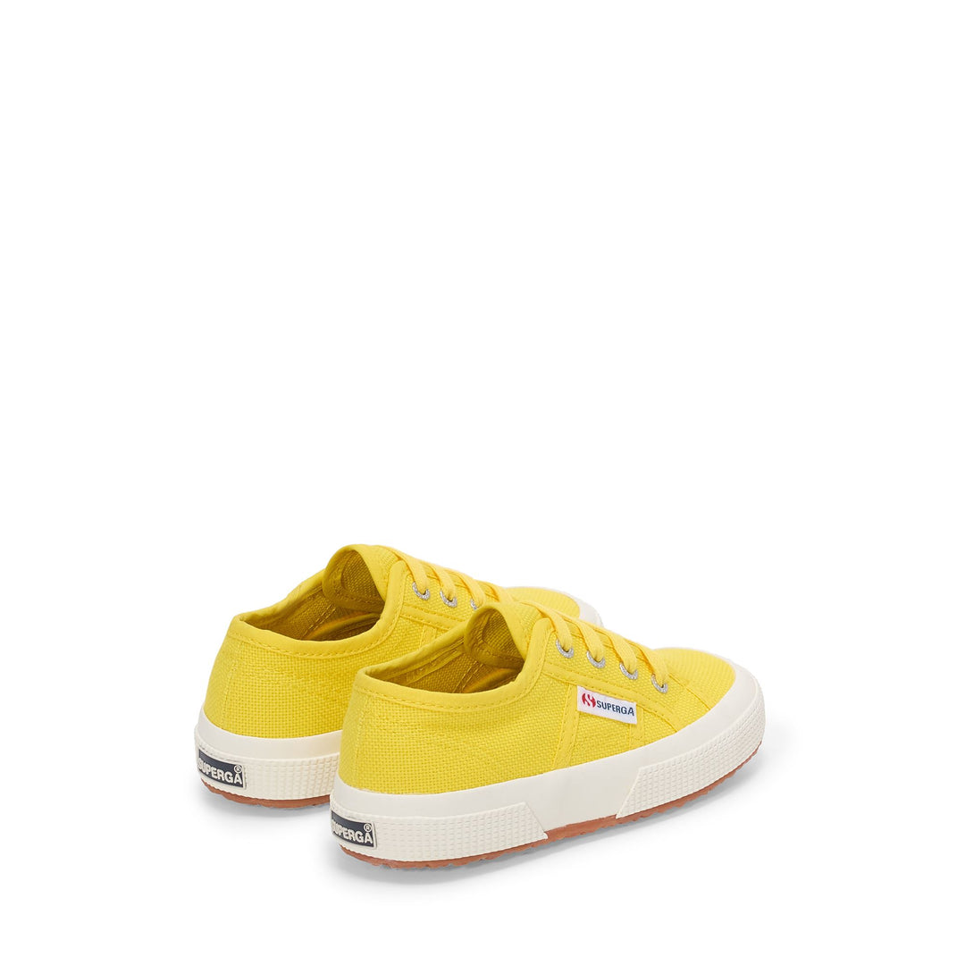Kinder-Sneaker in Gelb mit Obermaterial aus Baumwolle main