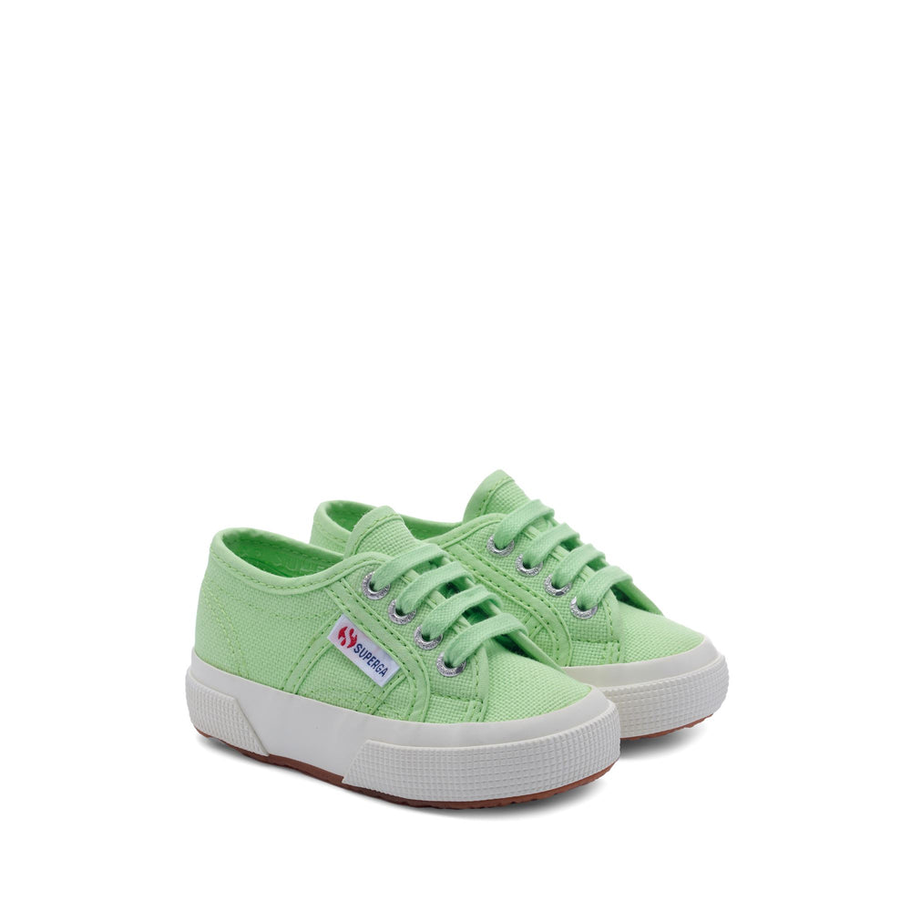 Kinder-Sneaker in Grün mit Obermaterial aus Baumwolle 02