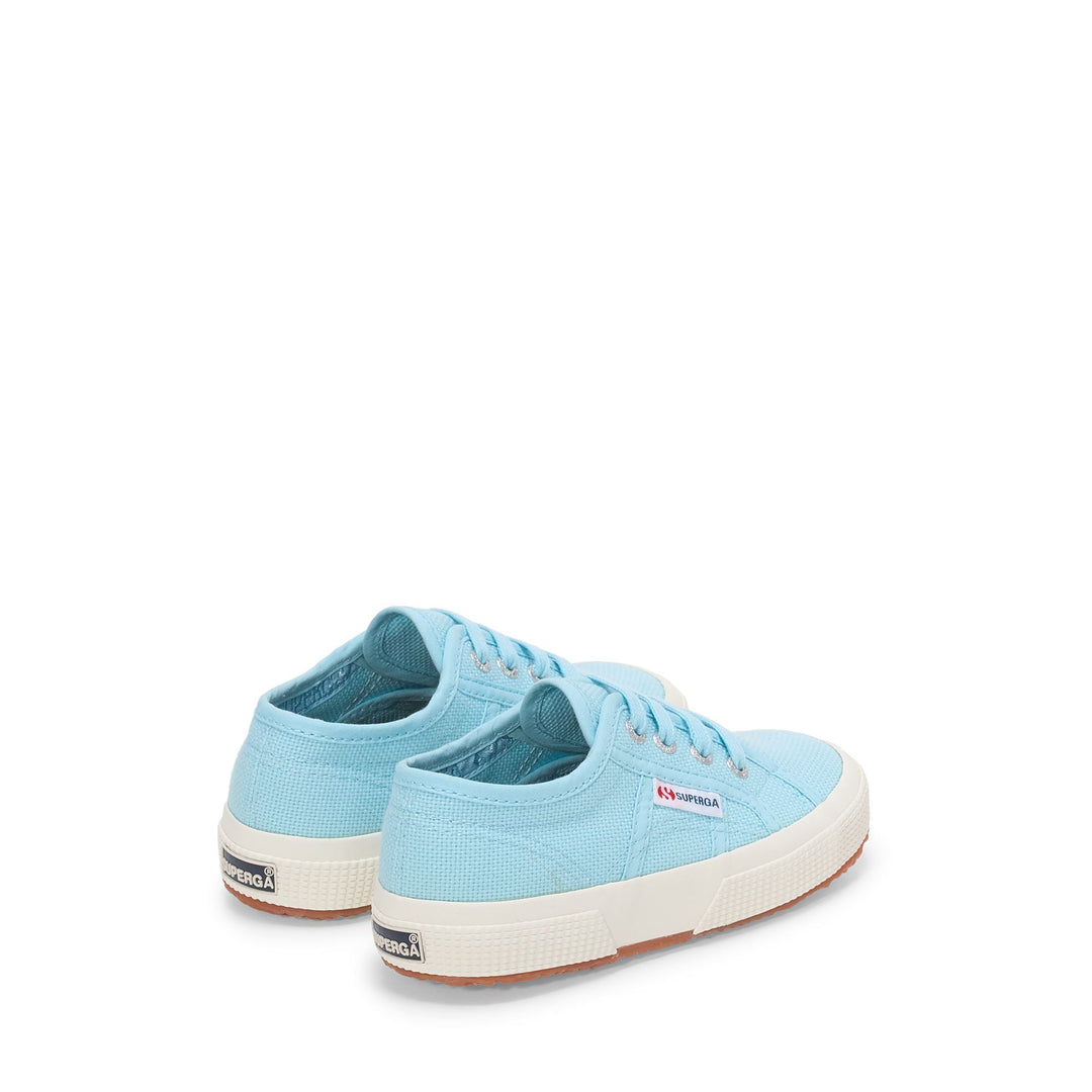 Klassische blaue Kinder-Sneaker mit Obermaterial aus Baumwolle main