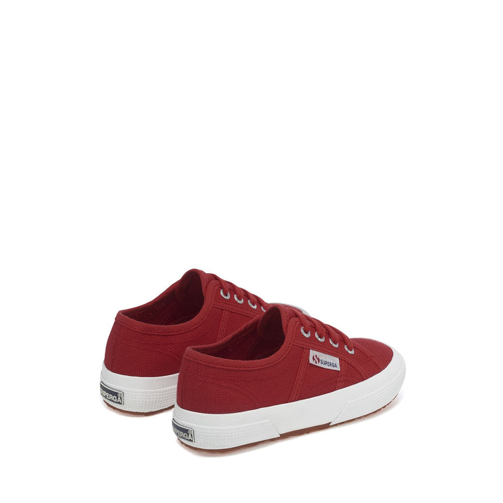 Rote Kinder-Sneaker mit Obermaterial aus Baumwolle 3