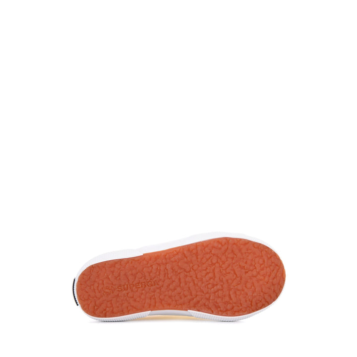 Klassische gelbe Kinder-Sneaker mit Obermaterial aus Baumwolle 5