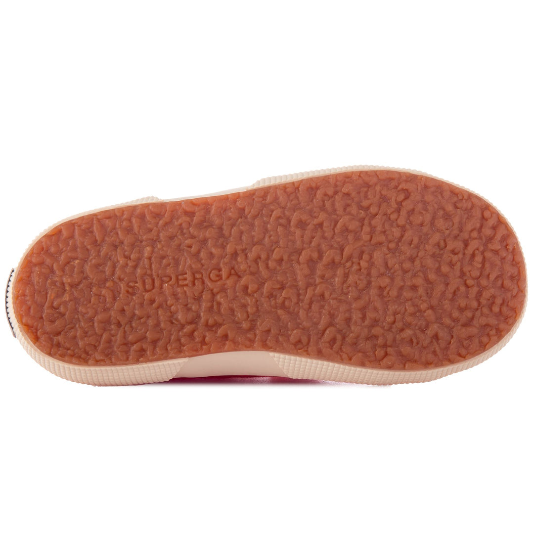 Klassische rote Kinder-Sneaker mit Obermaterial aus Baumwolle main