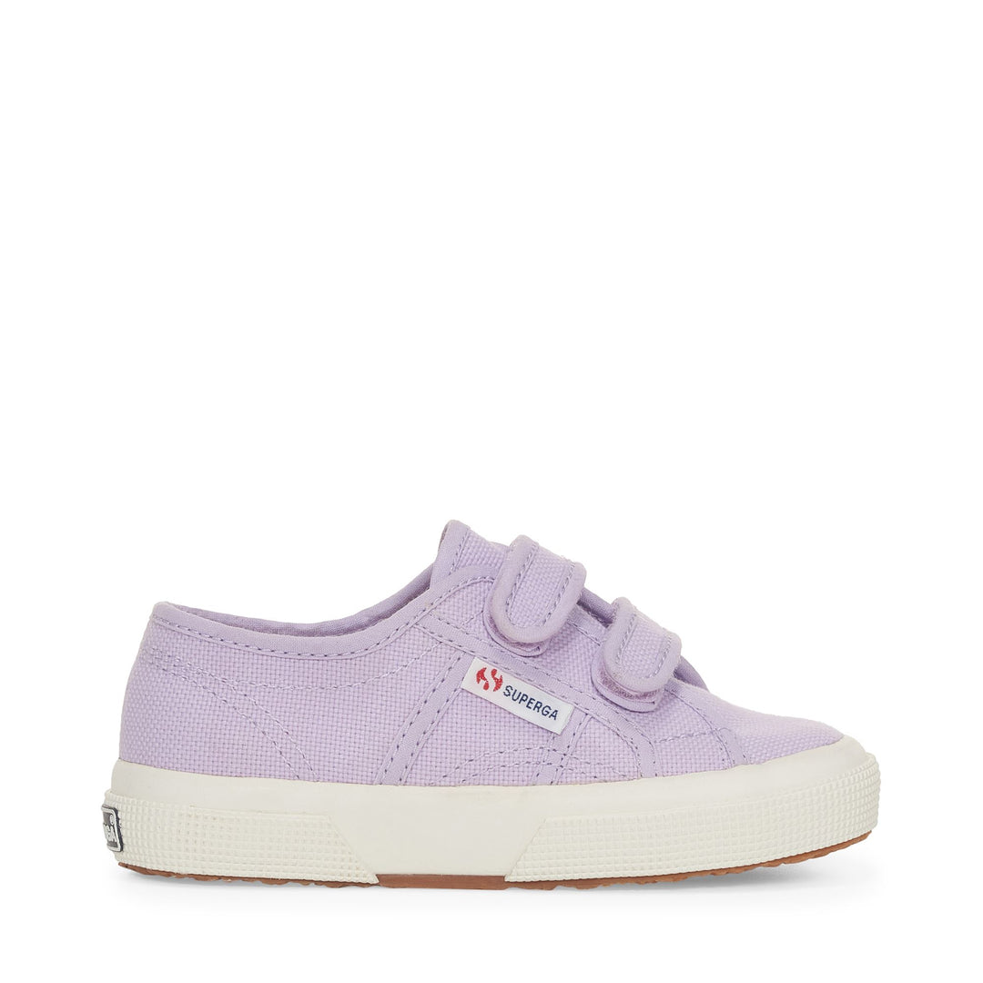 Klassische violette Kinder-Sneaker mit Obermaterial aus Baumwolle 01