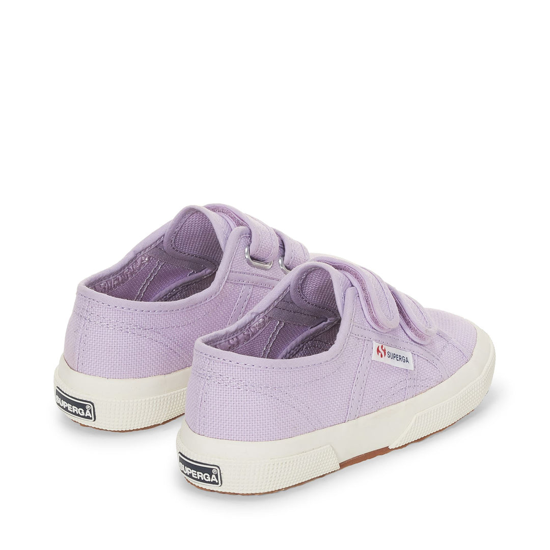 Klassische violette Kinder-Sneaker mit Obermaterial aus Baumwolle main