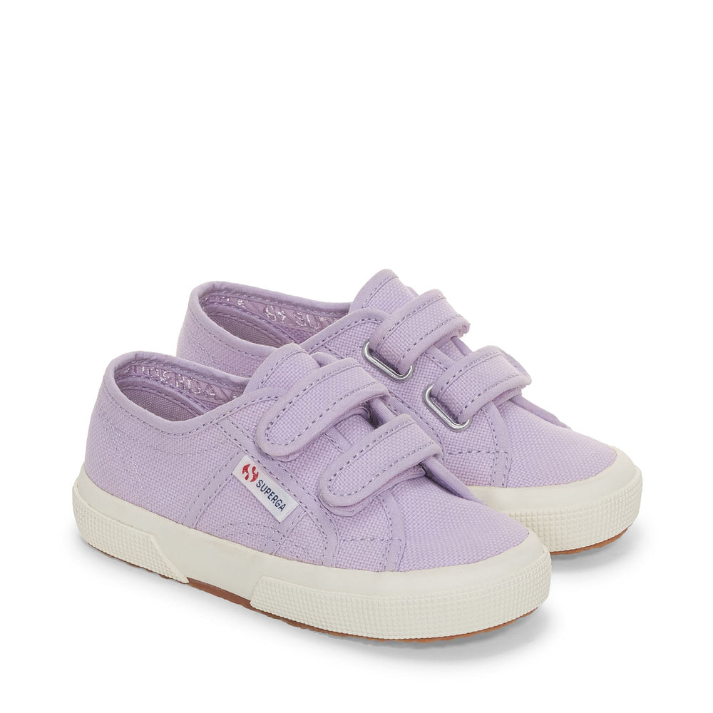 Klassische violette Kinder-Sneaker mit Obermaterial aus Baumwolle 02