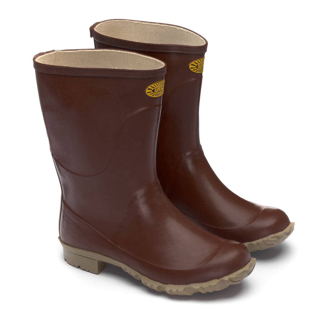 Hohe Gummistiefel Unisex Farbe Braun main