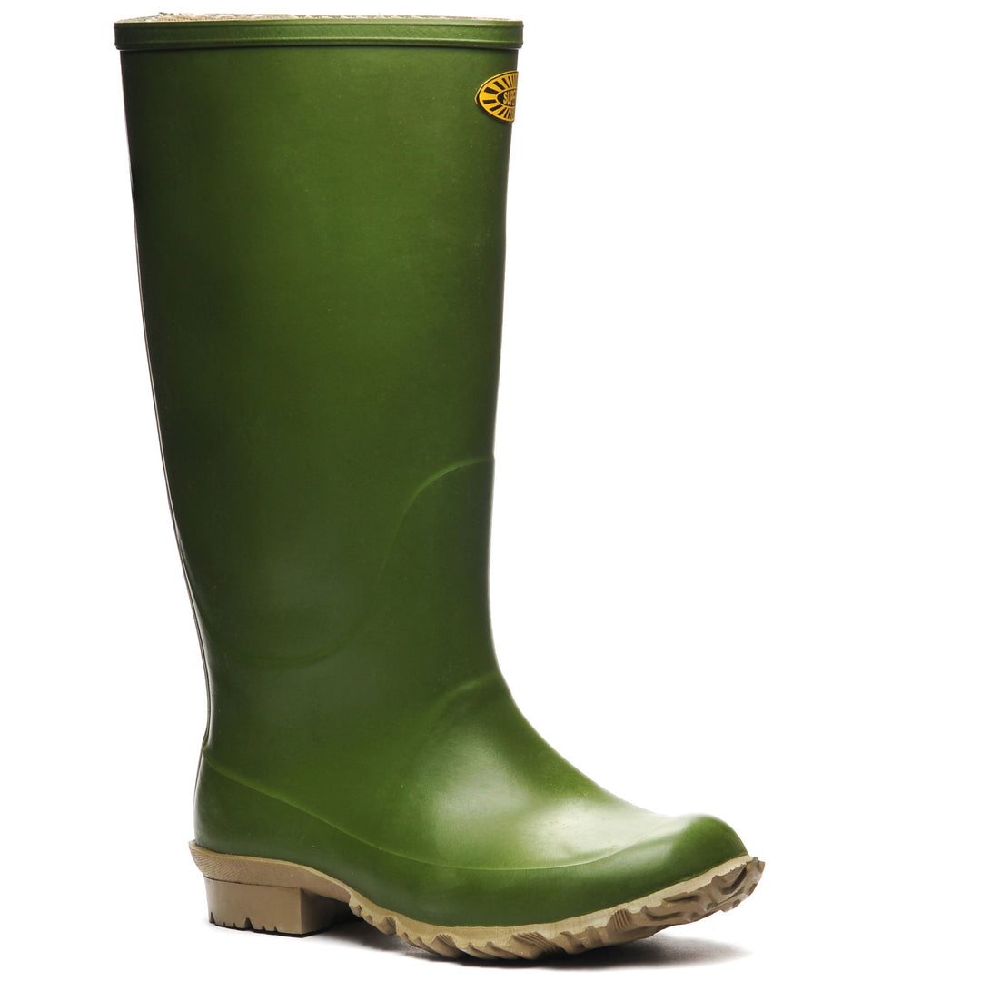Hohe Gummistiefel Unisex Olivgrün main