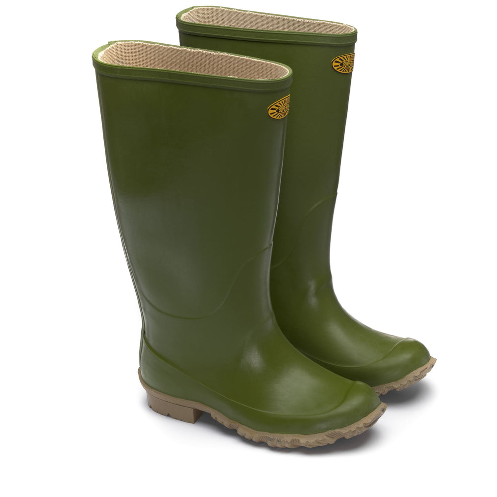 Hohe Gummistiefel Unisex Olivgrün 02