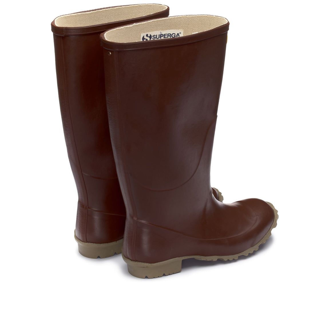 Hohe Gummistiefel Unisex Farbe Braun main