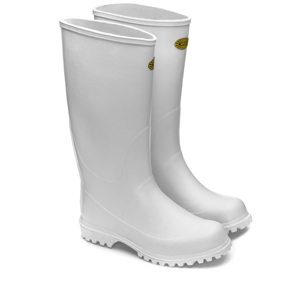Hohe Gummistiefel Unisex Farbe Weiß 02